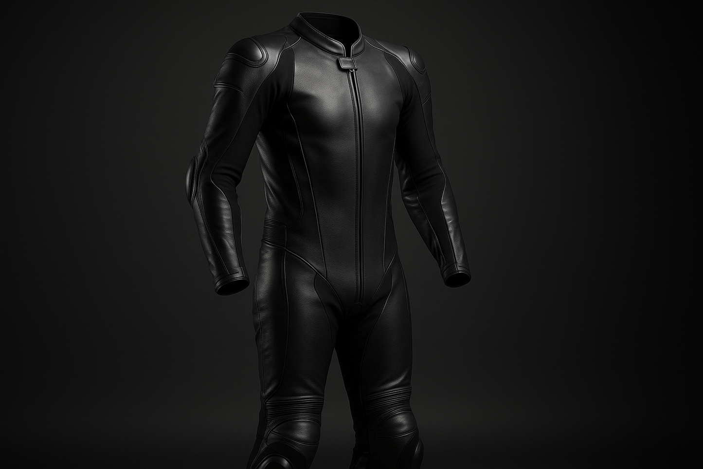 Ultra-realistic premium full-body leather motorcycle suit