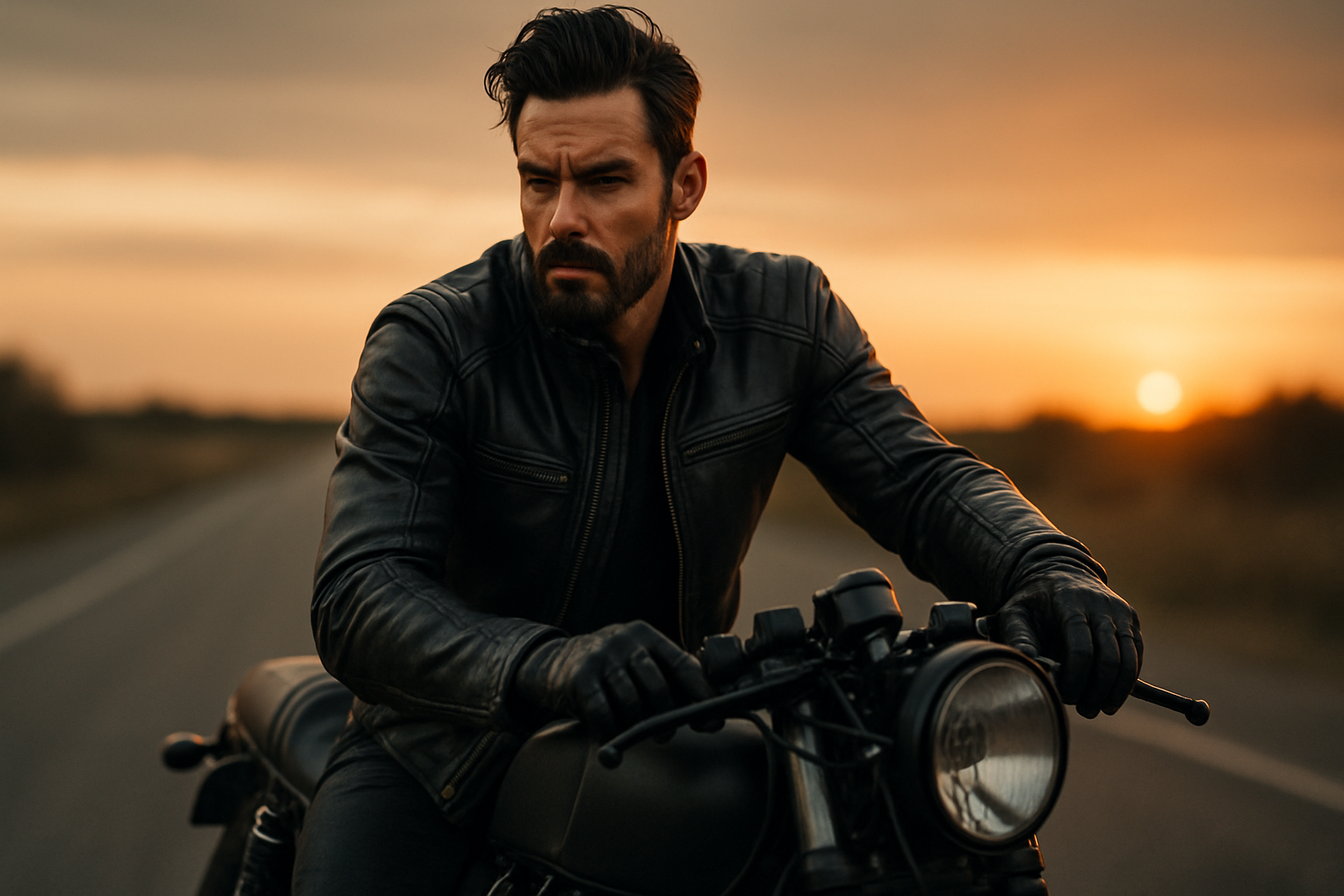 Generated biker image